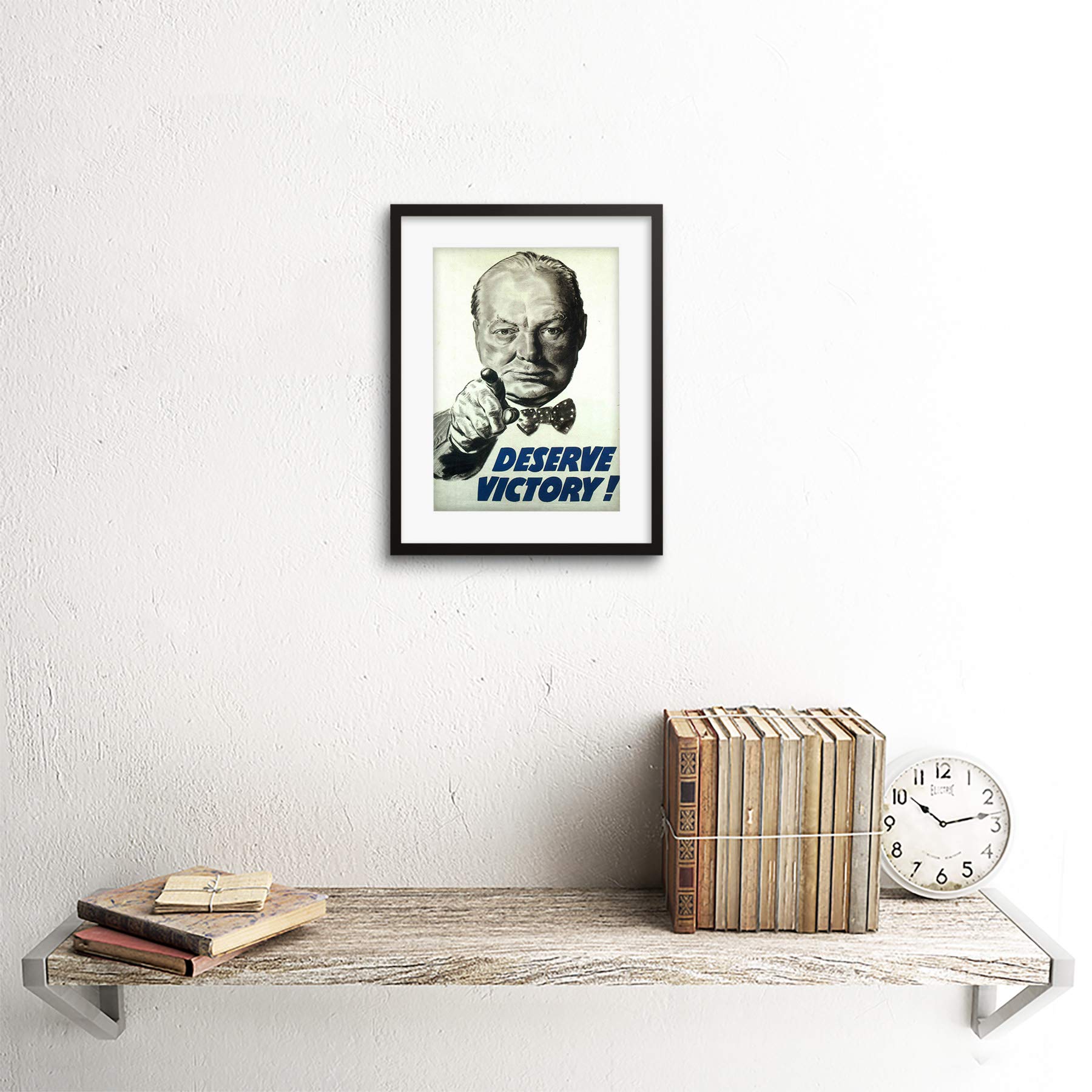 Amazon.com: The Art Stop Vintage AD WWII Deserve Victory Churchill