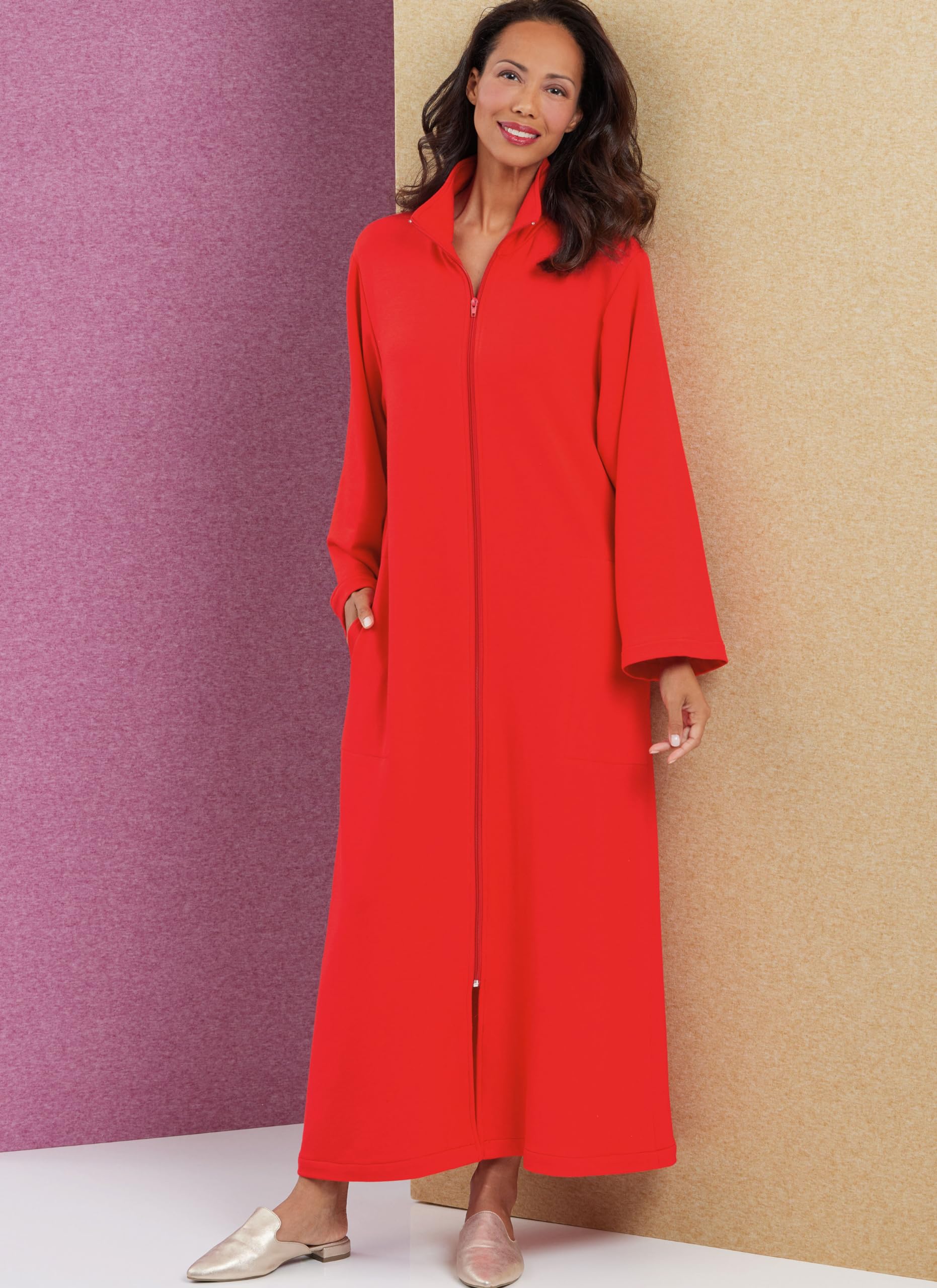 BUTTERICK B6967BB Misses' and Women's Robe BB (1X-5X), Multicolor - Image 4