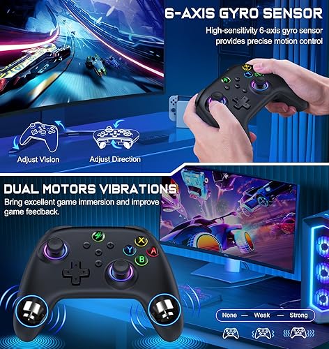 Miniatura 6 de Wireless Switch Controller for Nintendo Switch ControllerLiteOLED- LED Switch Pro ControlleriOSAndroid Game RemoteWired PC Joysticks-Programmable
