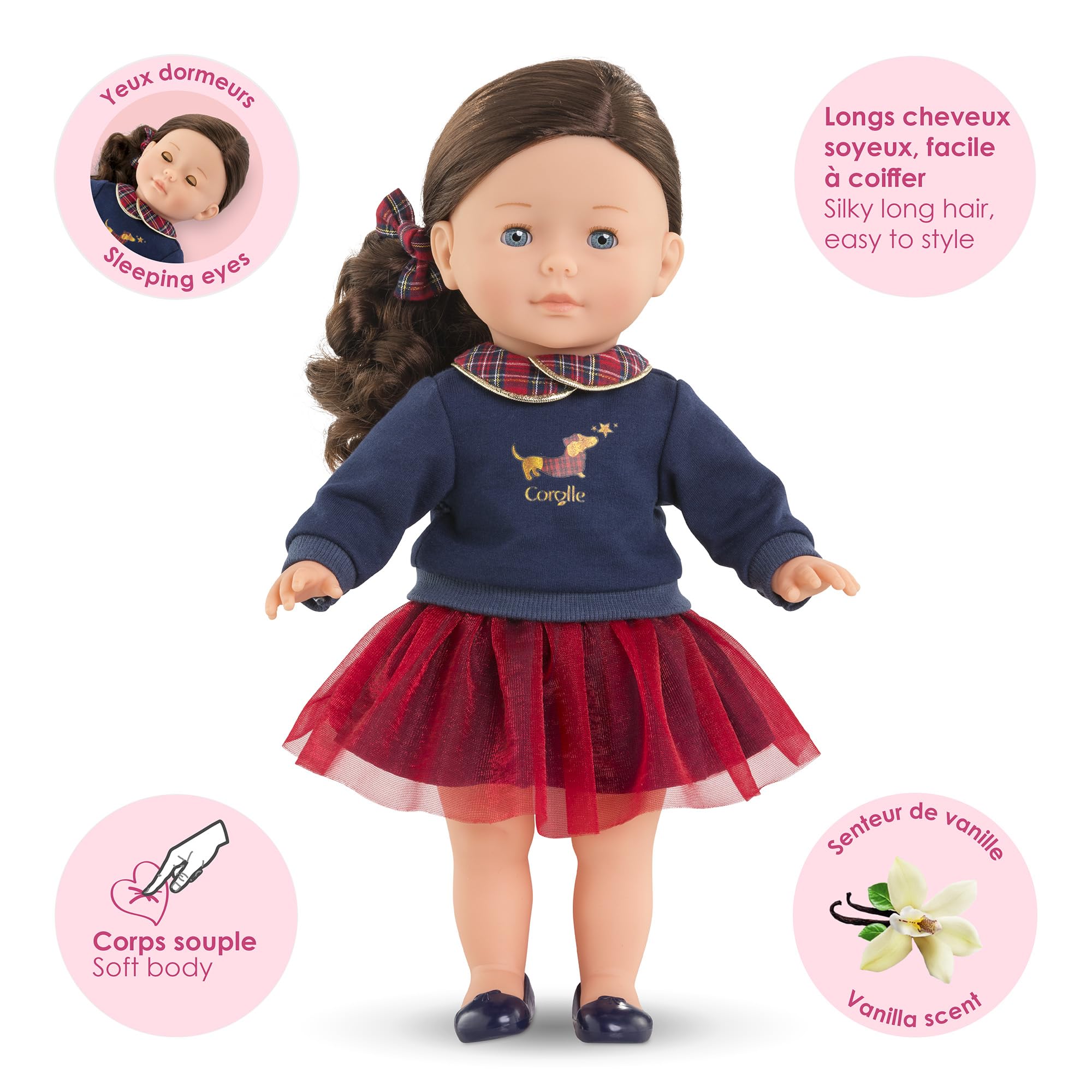 Corolle - Perła, na imprezach, lalka Ma, 36cm, od 3 lat, 9000200260
