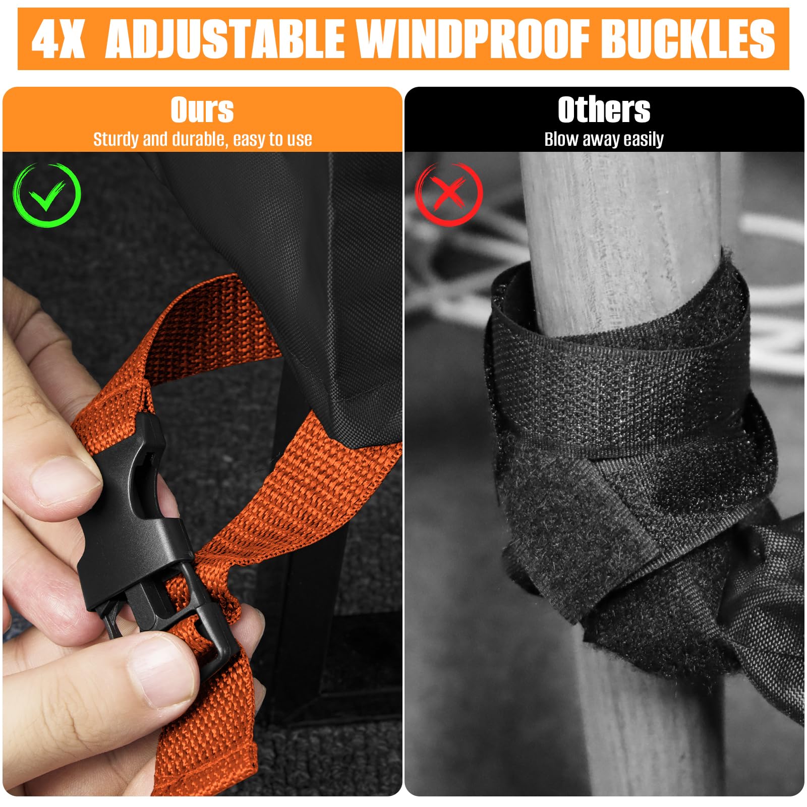 Kovshuiwe - Copertura impermeabile per mobili da giardino, 242 x 182 x 100 cm, 420D, resistente tessuto Oxford in rattan, antivento, protezione UV