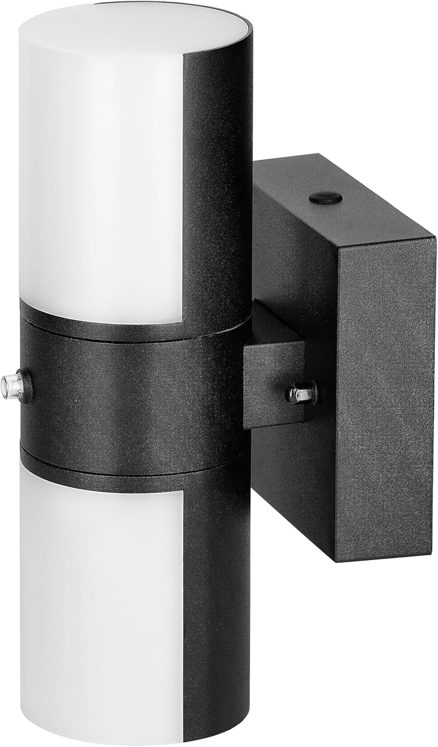 LEDVANCE SYLVANIIA Wall Mount Sconce LED Light, 11.5W, 5 CCT Select (2700K/3000K/3500K/4000K/5000K) with Built-in Sensor, Wet Rated, Black - 1 Pack (64007)