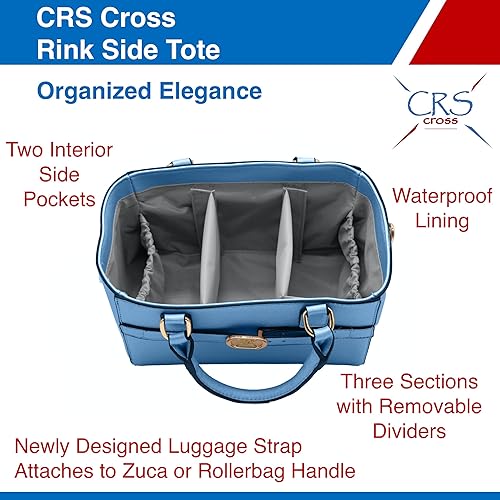 Miniatura 6 de CRS Cross Rink Side Tote - Bolsa de accesorios para patinaje artístico, patinaje sobre hielo, rodillos, en línea, ballet, danza, animación, tenis