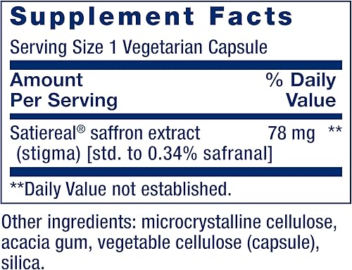 Miniatura 3 de Life Extension Optimized Saffron, Saffron Extract, Saffron Supplement That Helps You Fight The urge to Snack, Non-GMO, Gluten-Free, Vegetarian, 60