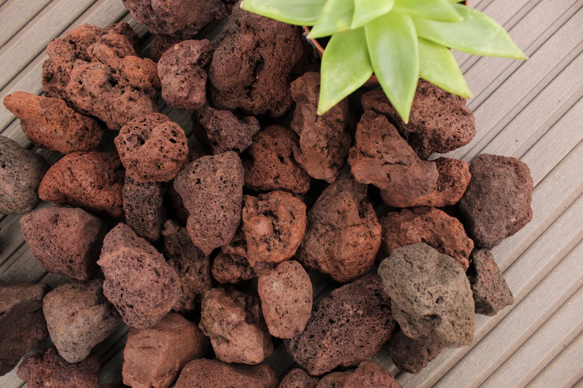 Ziersplitt 5 kg Splitt gewaschen Ciotollo Lapillo Körnung 20-40 mm Gabionenfüllung Deko Garten