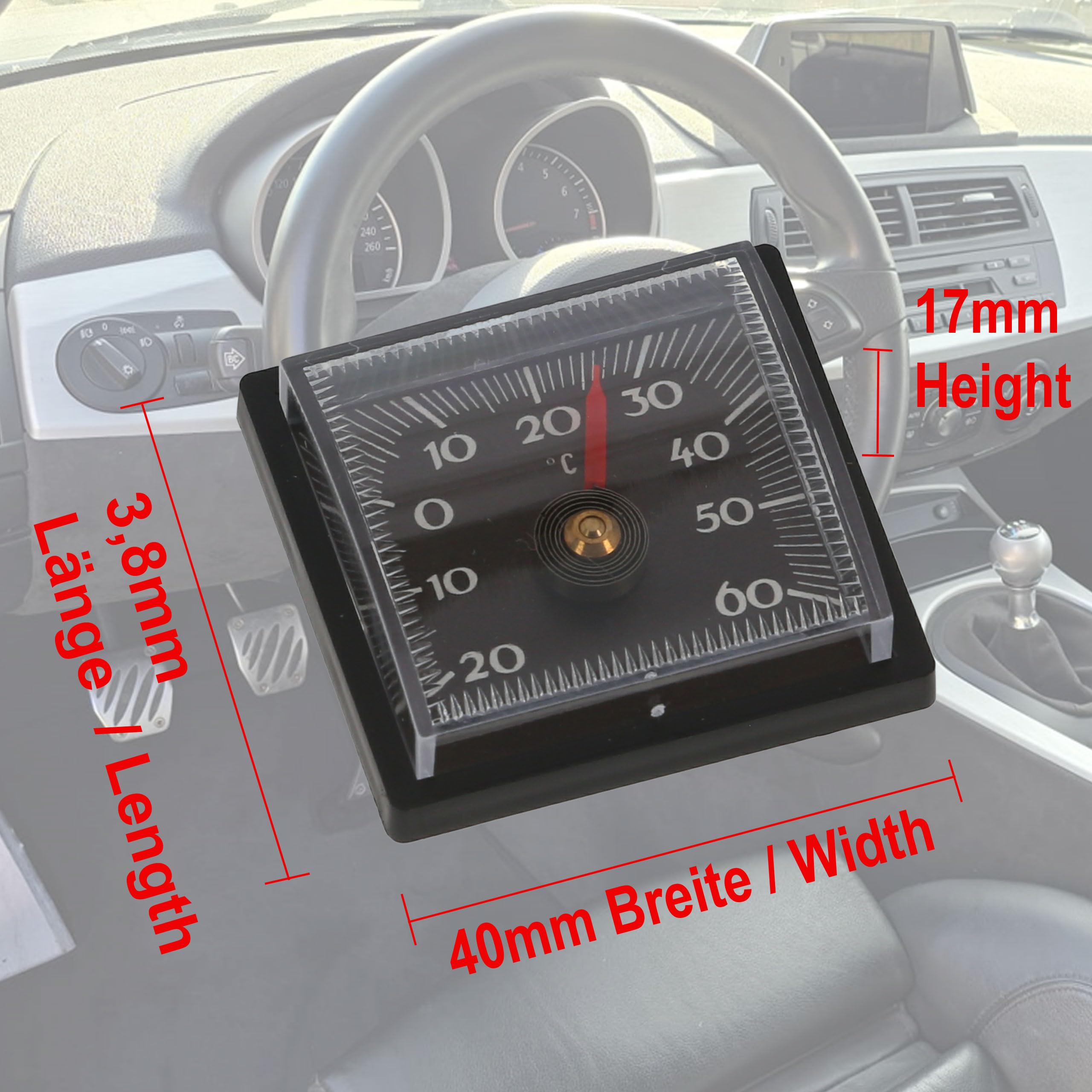 MAVORI® Thermometer Hygrometer analoog voor binnen - Vochtigheidsmeter en kamerthermometer