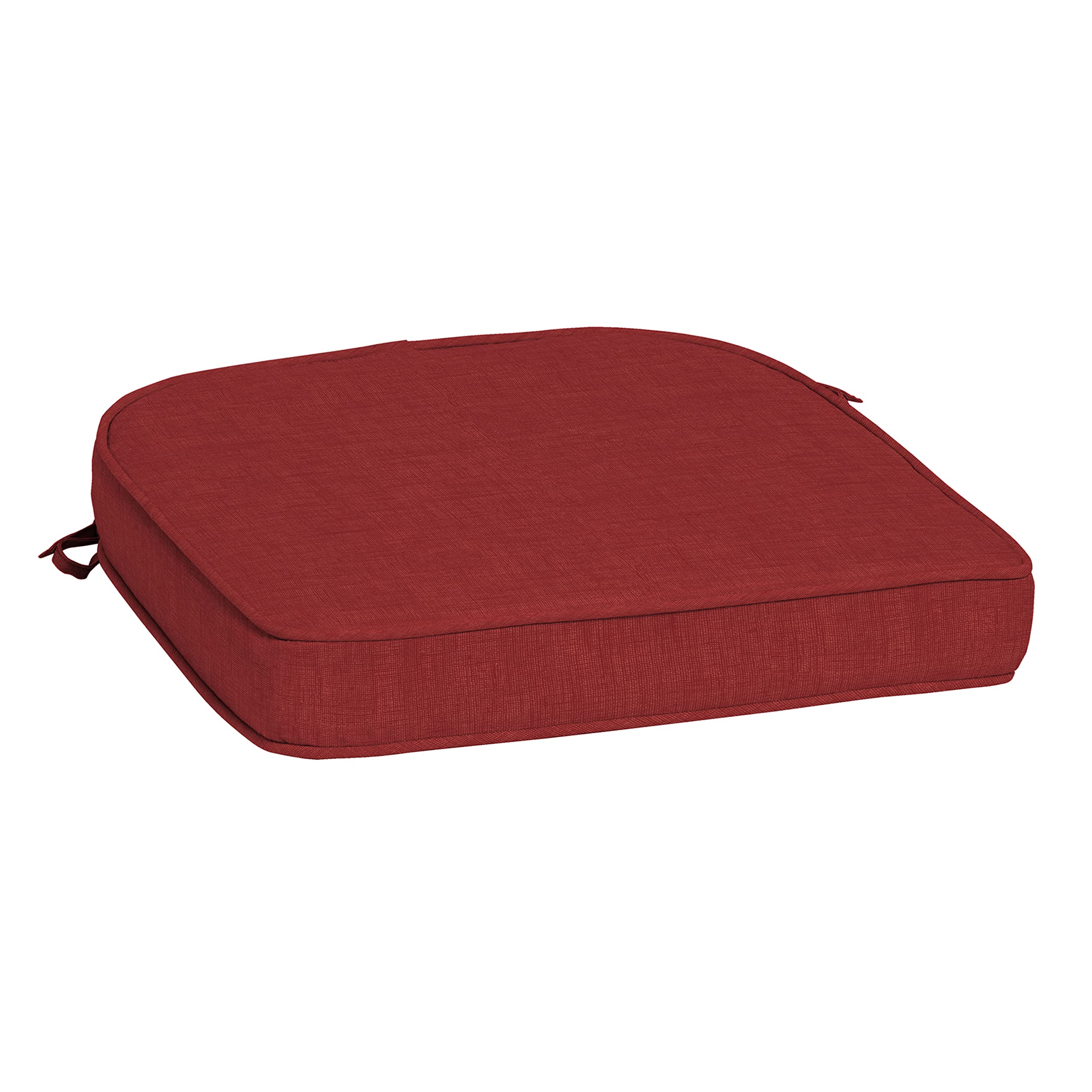 Arden Selections ProFoam Essentials Outdoor Seat Cushion 19 x 20, Ruby Red Leala