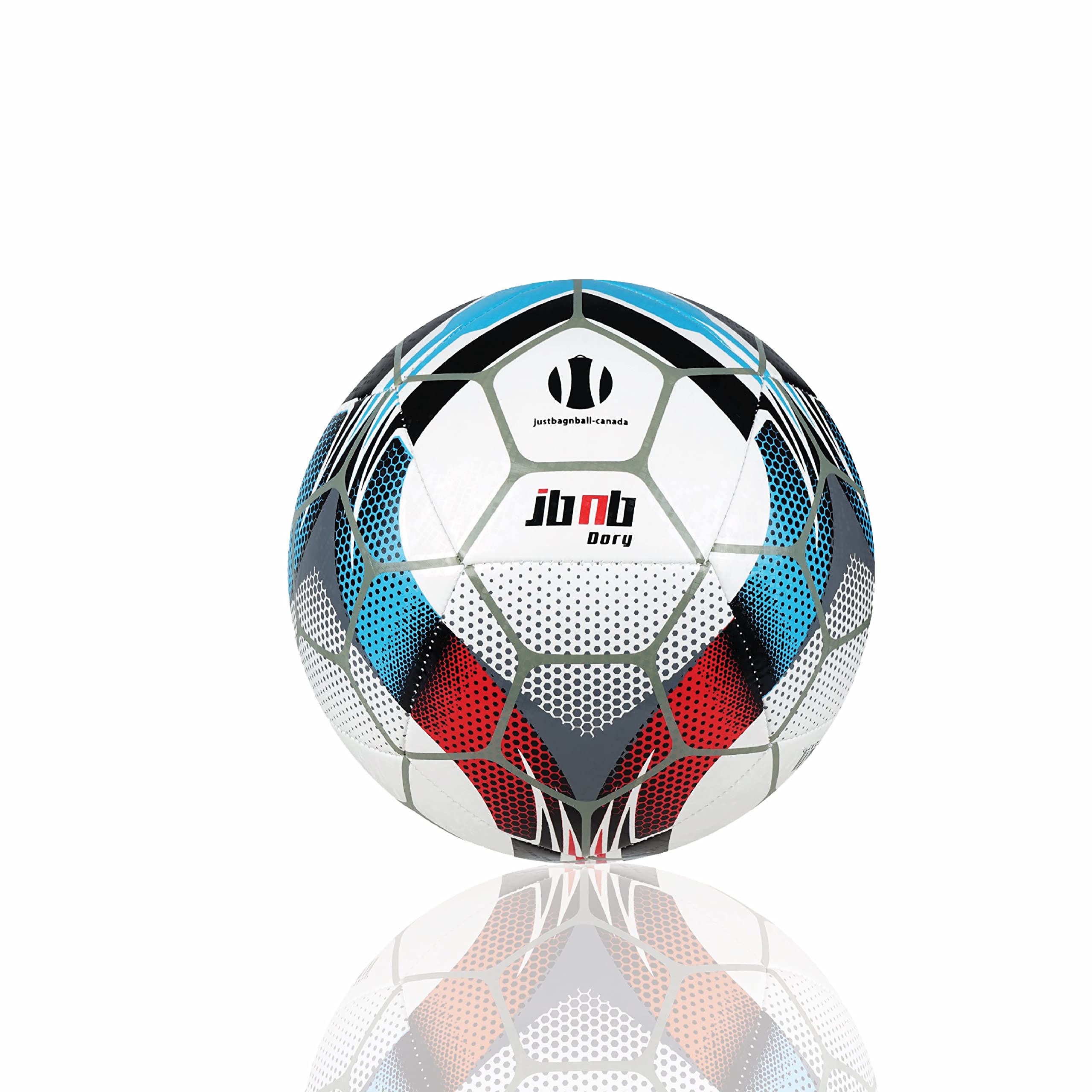 Soccer Ball Professional Entry Level Ball Official Size 5 – Football JBNB DORY Indore Outdoor Machine Stitched Durable Soccer Ball for Youth and Adult Soccer Player (DORY)