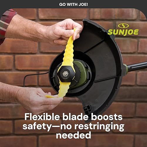 Miniatura 5 de SunJoe SB601RB-3PK hoja afilada, paquete de 3, amarillo