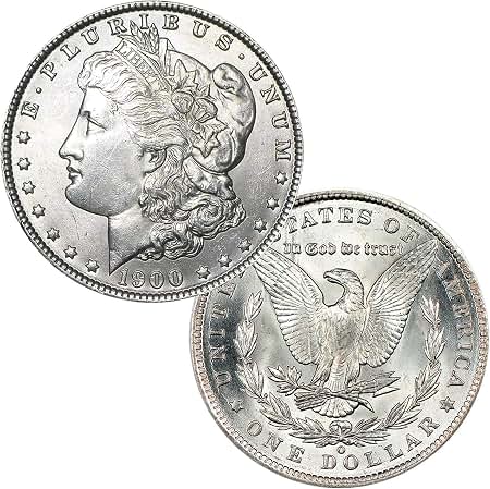 Amazon.com: USA 1900 O Morgan 90% Silver Dollar Coin - $1