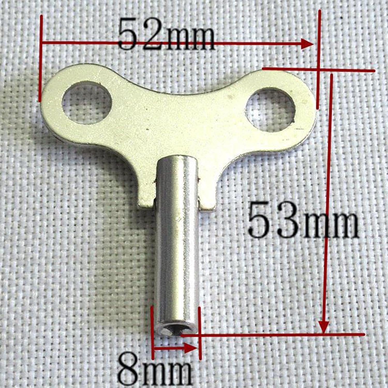 Clock Winding Key Ergonomic Collectors Steel Hobbyists for Mechanical Clocks Argent|Collectibles