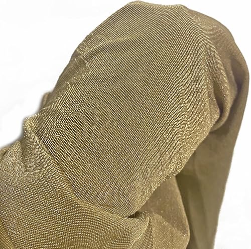 Miniatura 6 de DANCEYOU Medias ligeramente brillantes con pies para niñas y mujeres, tamaño brillante, tostada en tono de piel para disfraz, baile y vestimenta