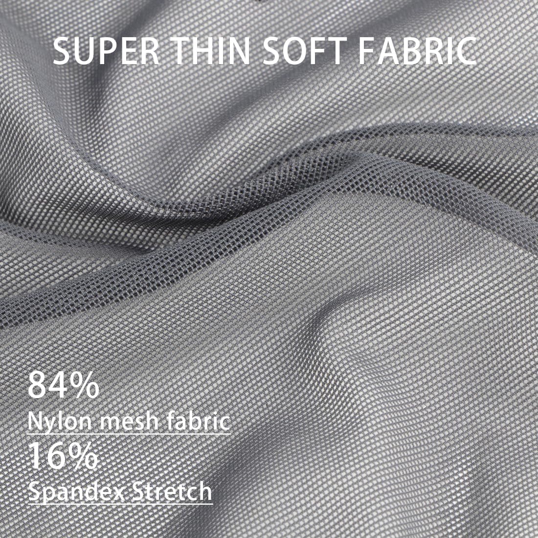 Mens Sexy Shorts Transparent Boxer Briefs Underwear Ultra Thin Split Side Mesh See Through Underpants