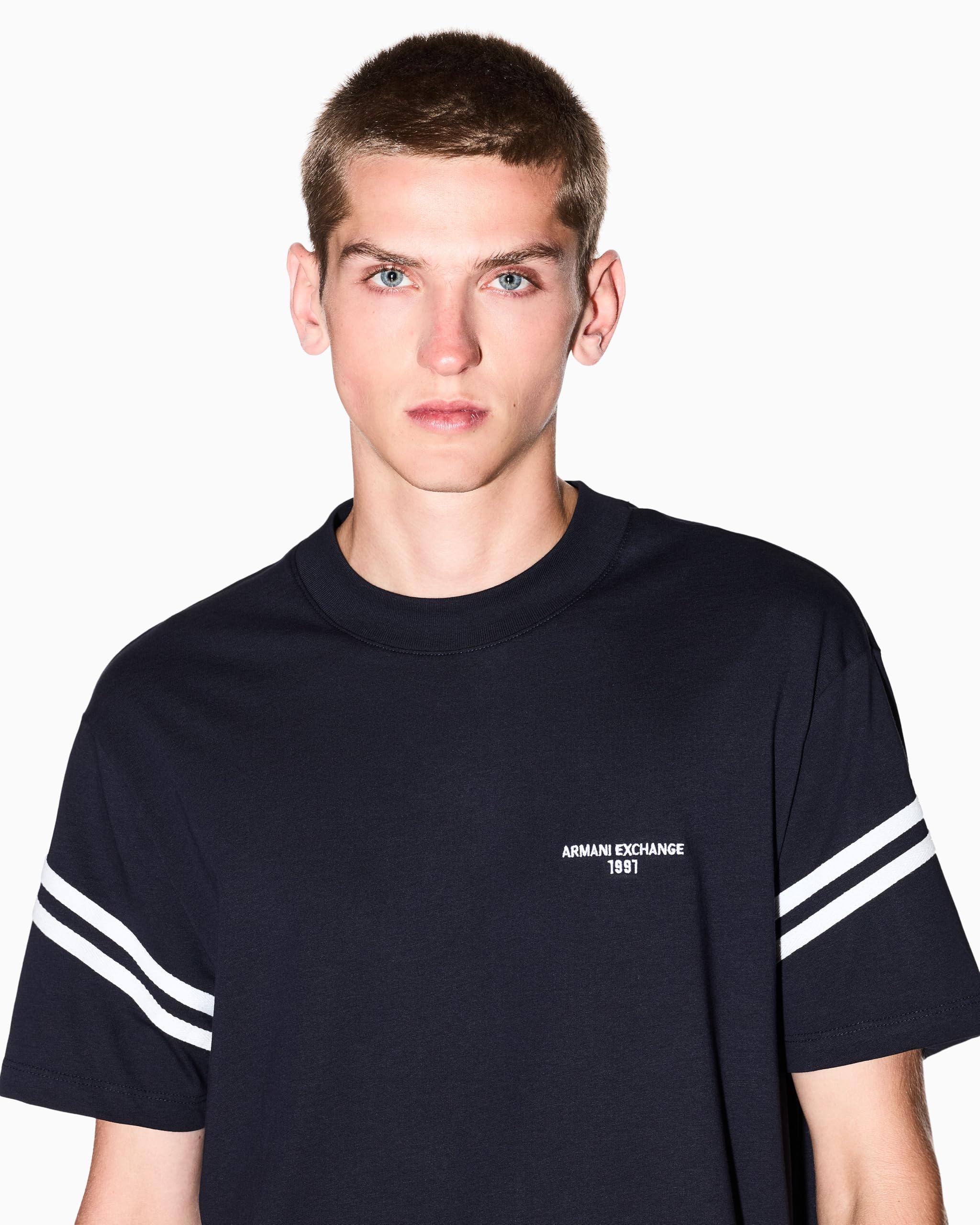 Armani Exchange Arm Band Text Logo Tee T-Shirt Uomo