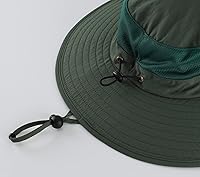 Vista 69 de Home Prefer Sombrero de malla para exteriores UPF50+ Sombrero de pesca de ala ancha con solapa para el cuello Azul marino