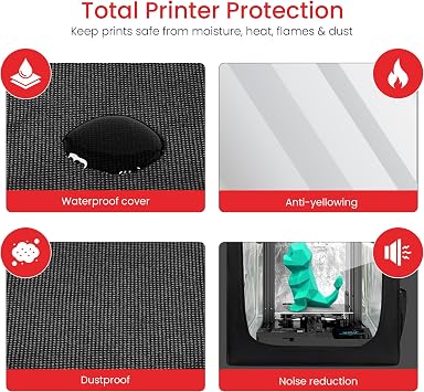3d Printer Enclosure with Noise Reduction, Dustproof & Fireproof for Creality Ender 3V2/Ender 3V2/Ender 3/Ender 3Pro/Neo/Ender 3S1/S1 Pro, Etc. Maintains Constant Temperature 36x29x27
