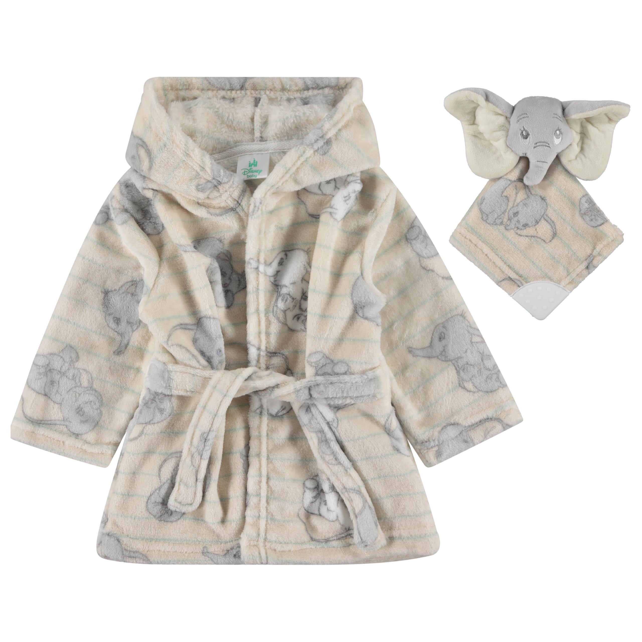 Disney baby-boys Baby Robe With Lovie Attacehment