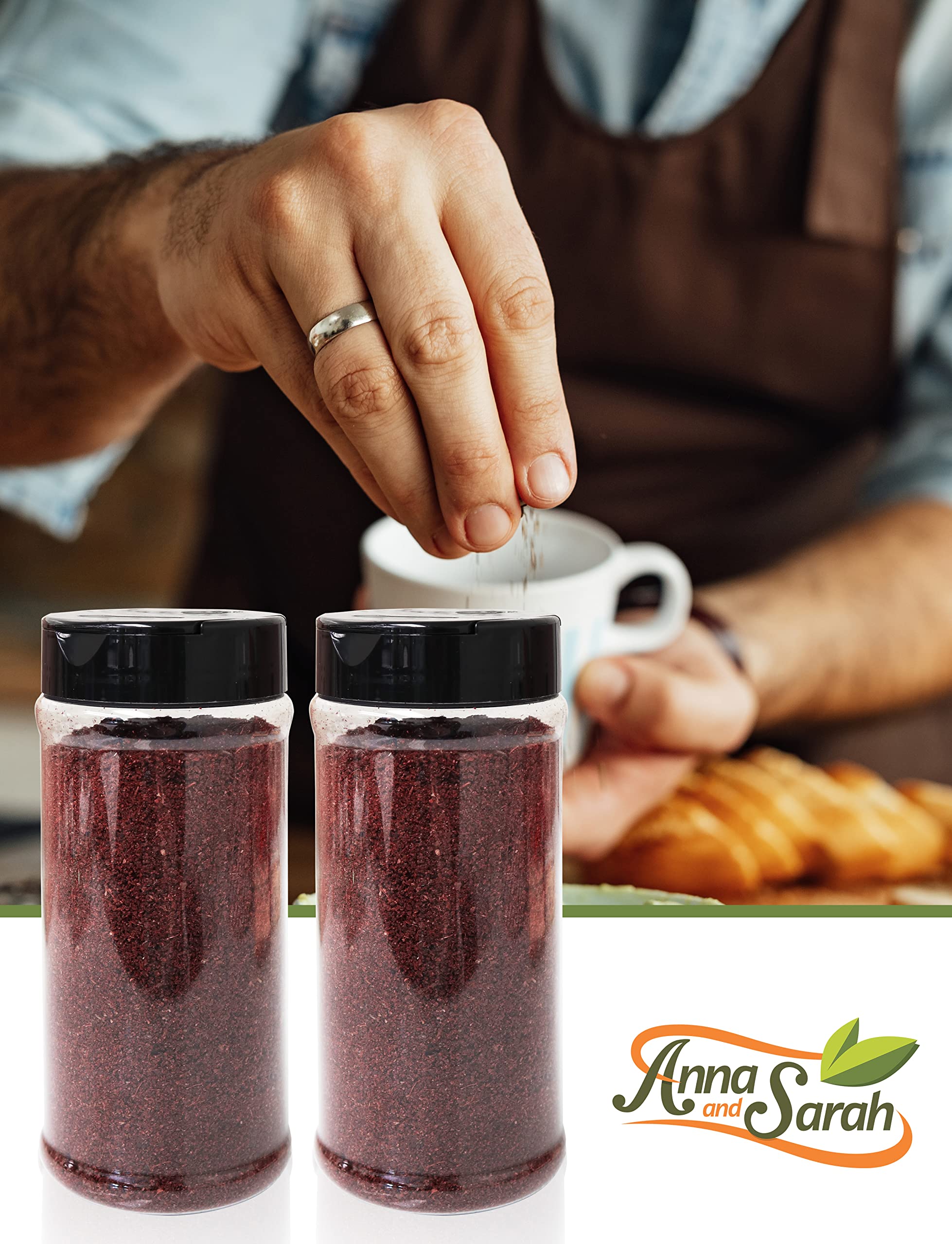 Anna And Sarah Sumac Spice Powder - Authentic Turkish Seasoning 7oz (2 Pack)