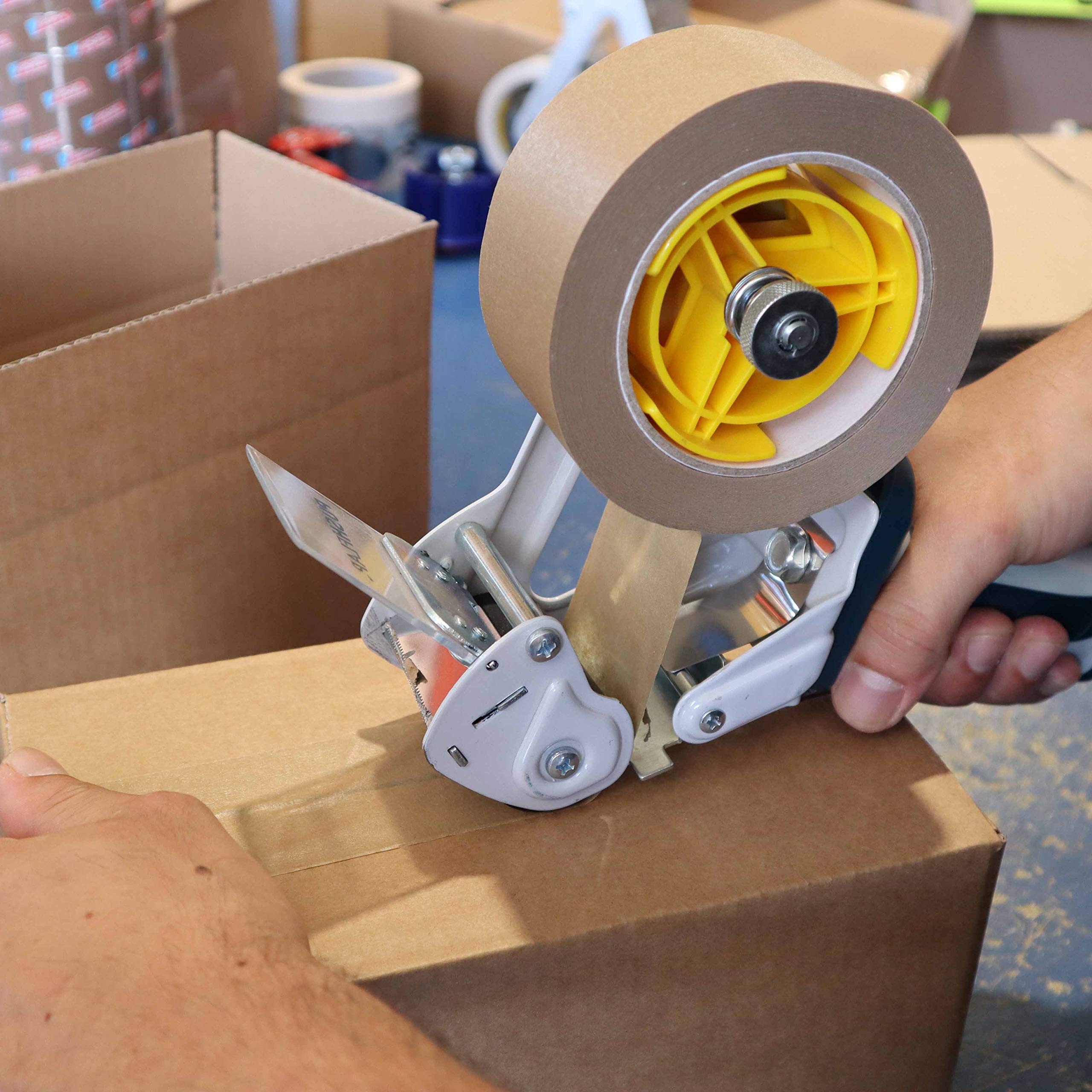 Gws Ruban D'emballage En Papier | Ruban Adhésif Respectueux De L'environnement | Ruban D'emballage Déchirable à La Main | Ruban D'emballage De Qualité Professionnelle (6, Marron