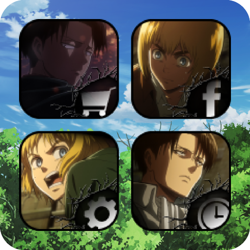 進撃の巨人 調査兵団アイコン 好きなキャラできせかえ Amazon Co Jp Appstore For Android