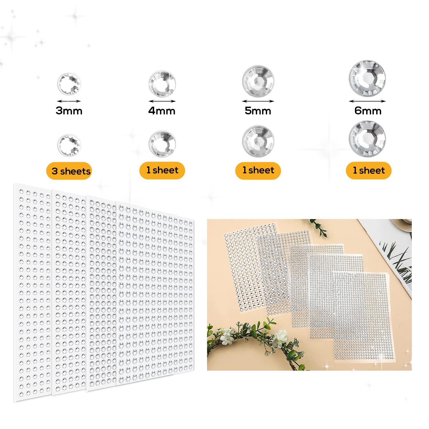Zelfklevende magneetplaatjes voor foto's en knutselen