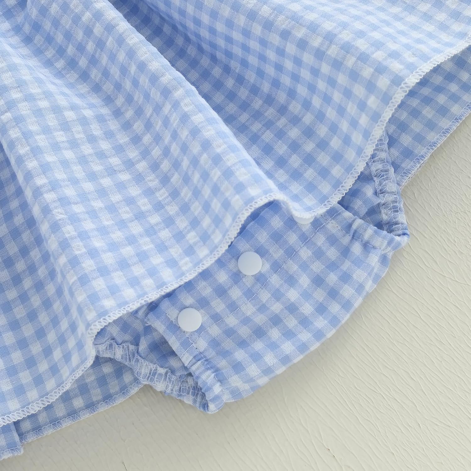 4th of July Outfit Baby Girl Romper Dress My First 4th of July Fly Sleeve Smocked Dress Newborn Cute Summer Clothes - Image 6