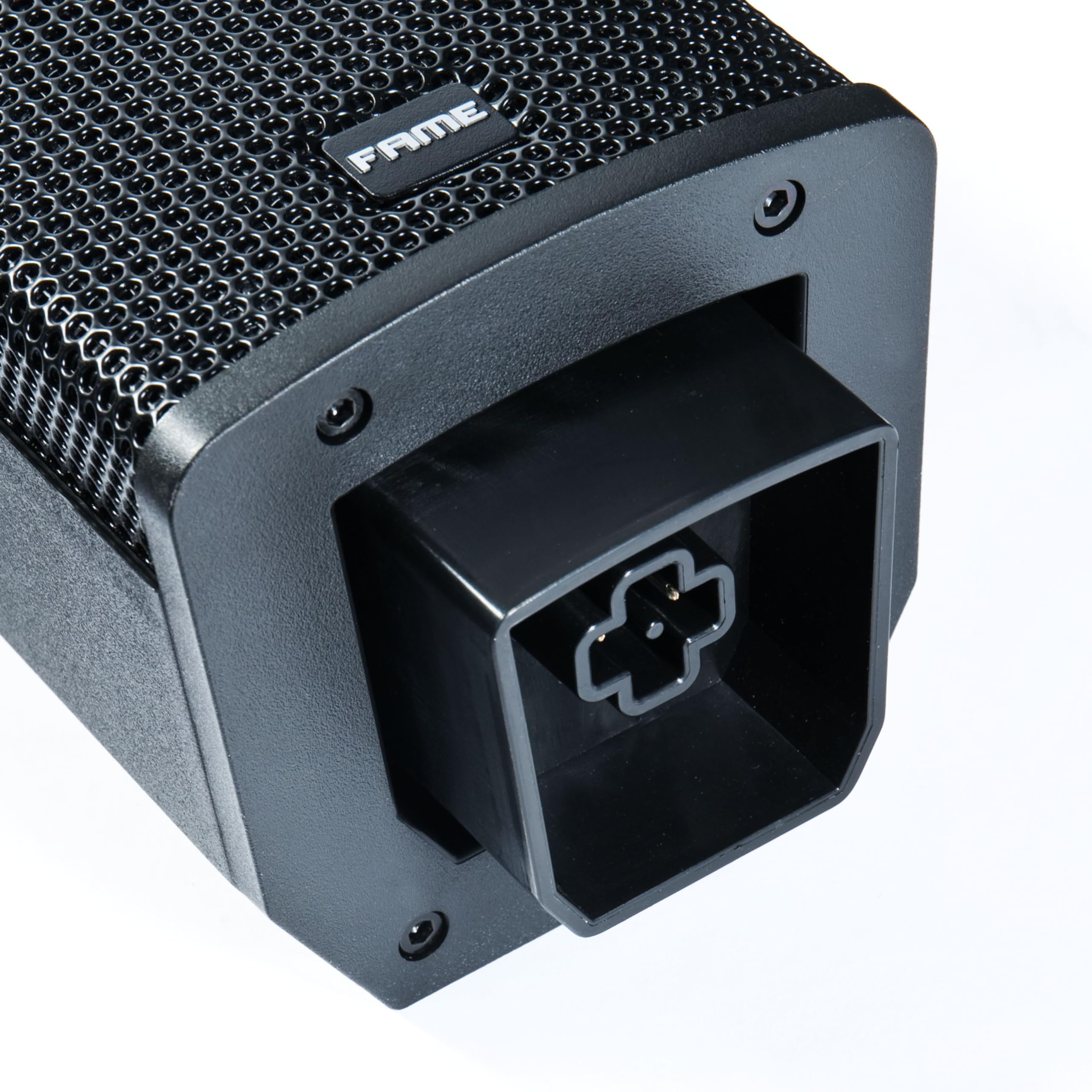 Fame Audio Everest 8 Mobile Akku Lautsprecher, Aktives PA Säulensystem, 200W RMS 800W Peak, 8 Zoll Subwoofer, 6X 2,75 Zoll Wideband Satellit, Bluetooth, 90° Abstrahlwinkel, Leichtgewicht 14.5kg