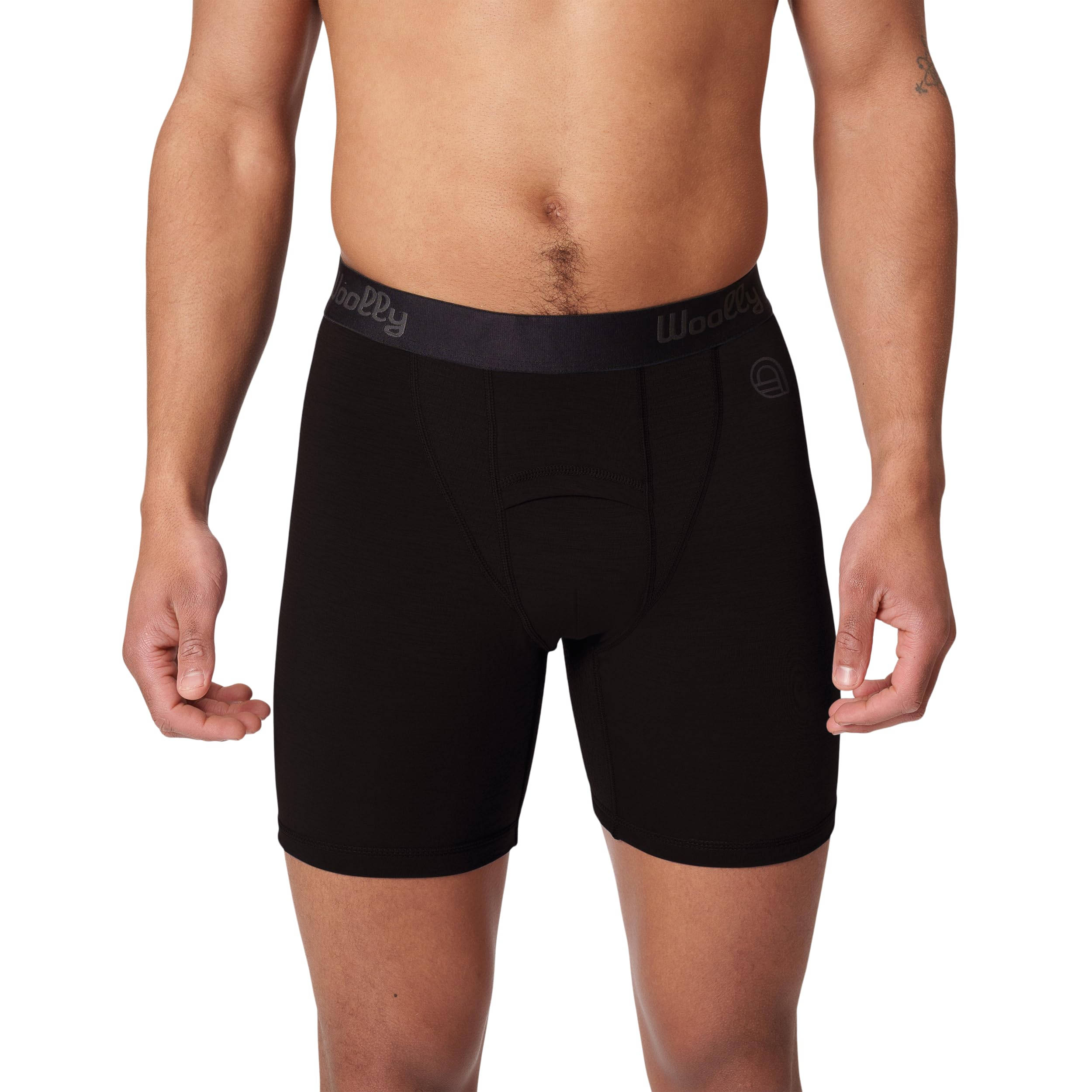 Woolly Men's 100% Merino Wool Active Boxers for Everyday, RWS Certified