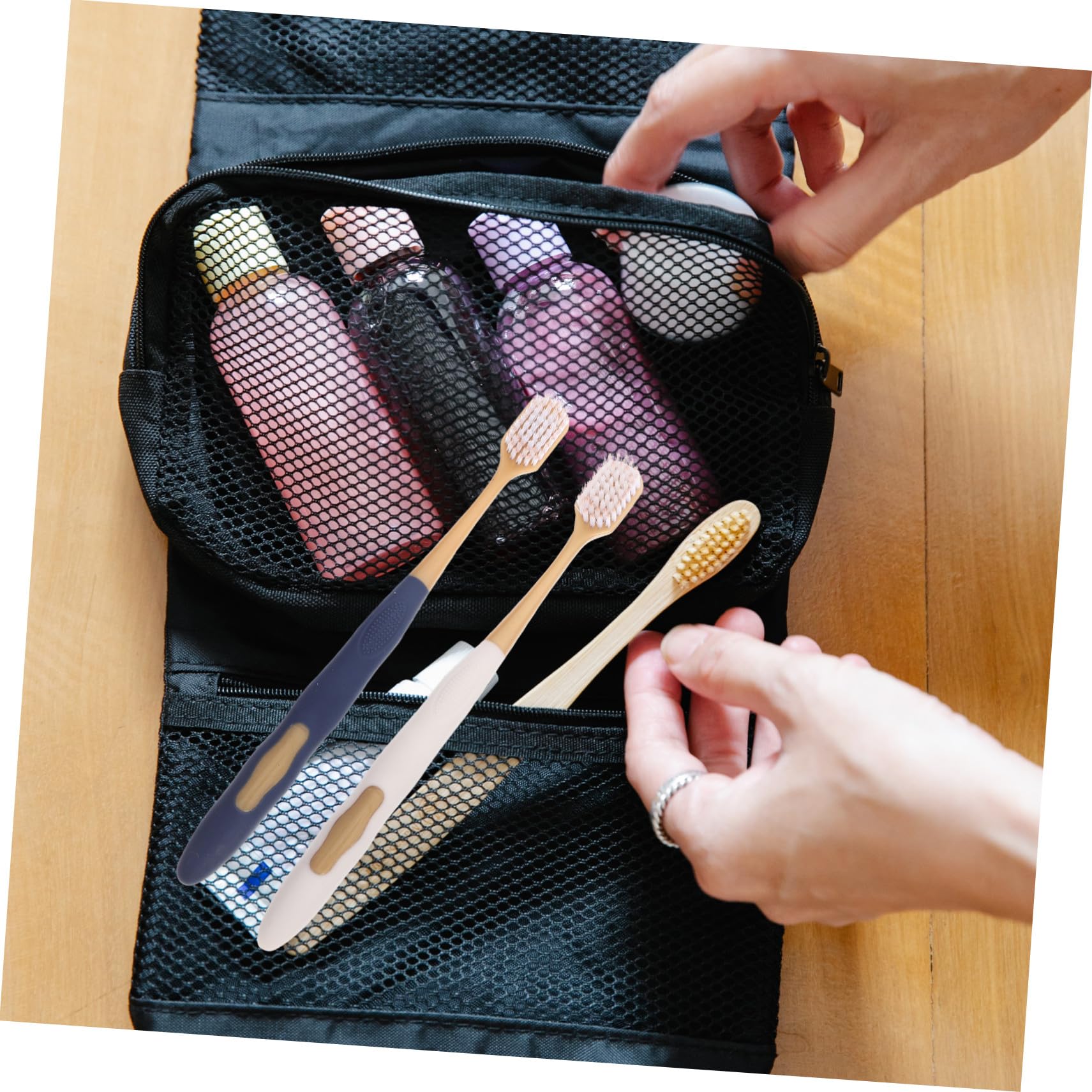 Mipcase 36pezzi Spazzolini da Denti Manuali Morbidi Setole Morbide per Adulti e Viaggi Leggeri e Portatili per Pulizia Quotidiana
