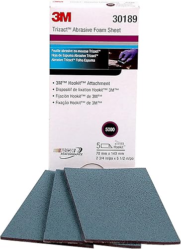 Miniatura 4 de 3M Trizact Hookit 234 X 512 pulgadas. Lámina De Espuma5hojasmanga, (Caso de 10)