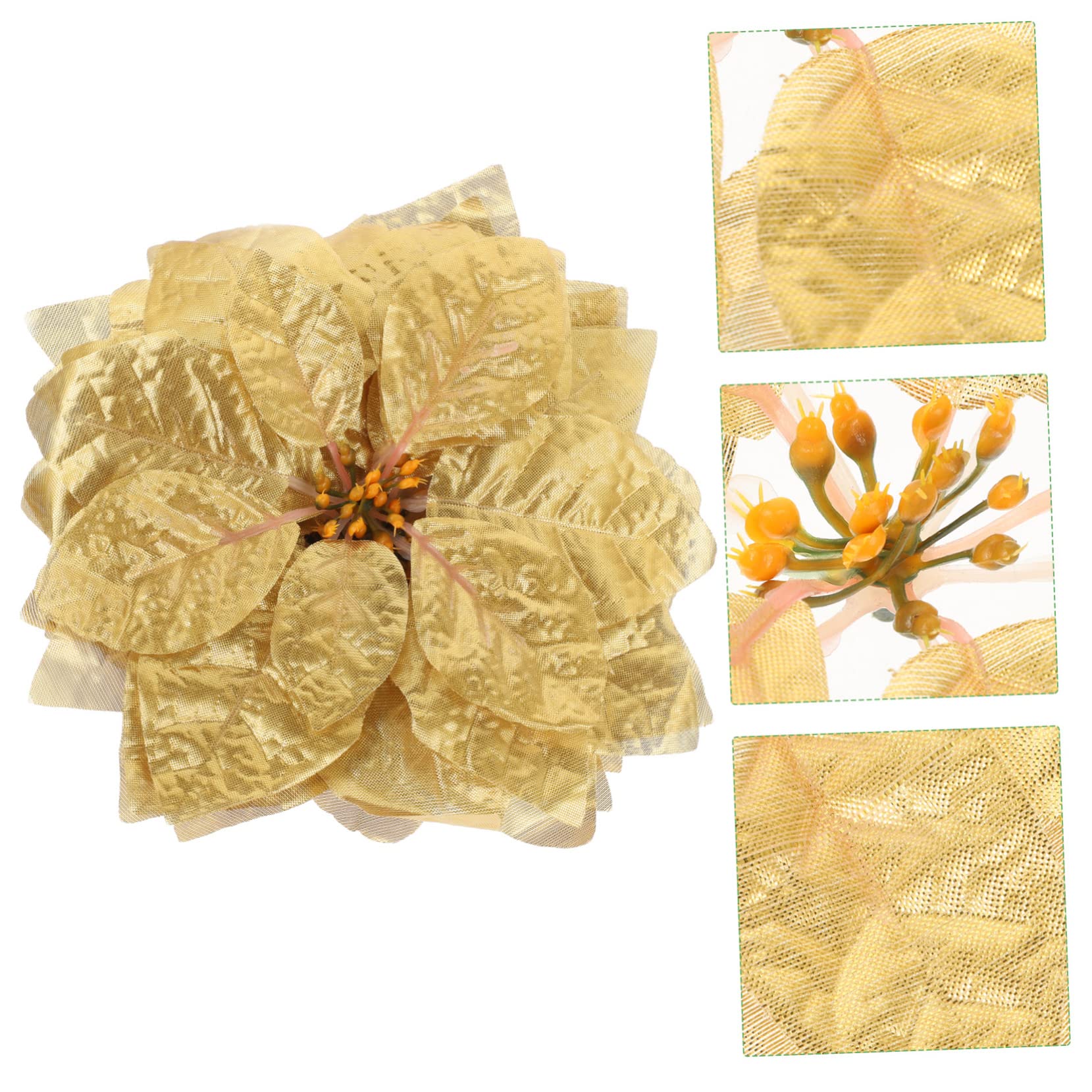 Alipis 84stücke Künstliche Weihnachtssterne Glitzernde Poinsettia Blumen Für Festliche Dekoration Für Weihnachten Tischarrangements Und -projekte