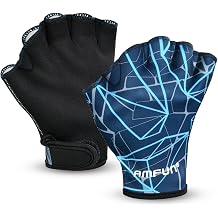 Swim Paddles for Hand, Swimming Training Hand Paddles with Adjustable Straps, Swim Diving Training Hand Paddle for Men Women Children