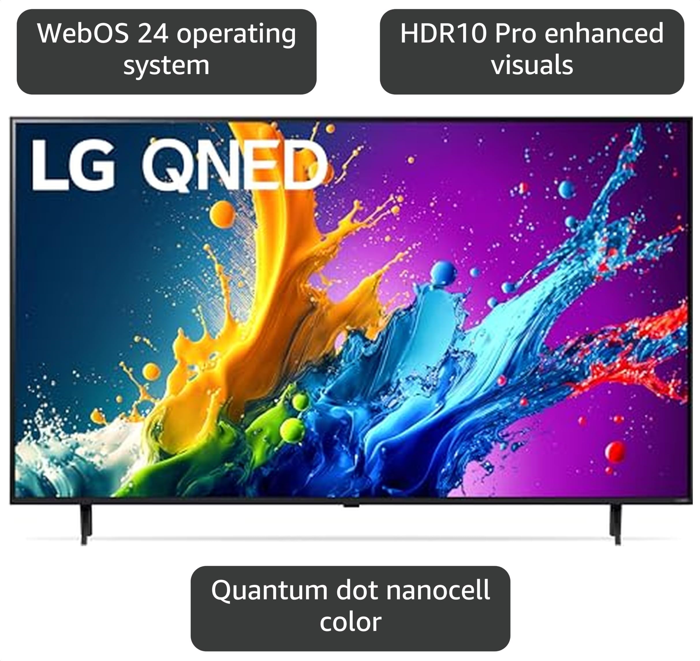 Amazon.com: LG 65-Inch Class QNED80T Series LED Smart TV 4K
