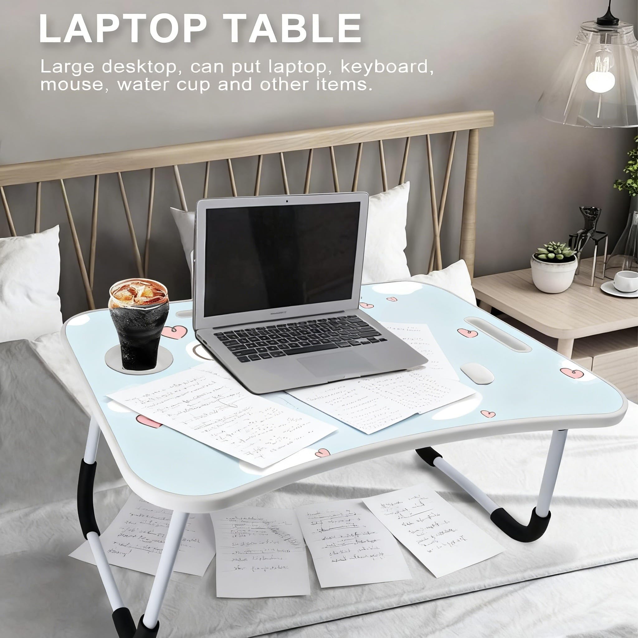 Amazon.com: Kawaii Laptop Desk Foldable Kawaii Bed Desk Table Cute