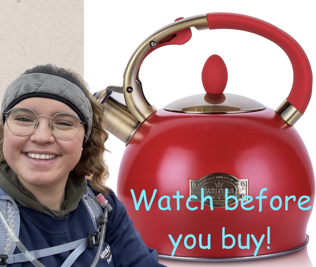 Watch Honest review of SUSTEAS Stove Top Whistling Tea Kettle on