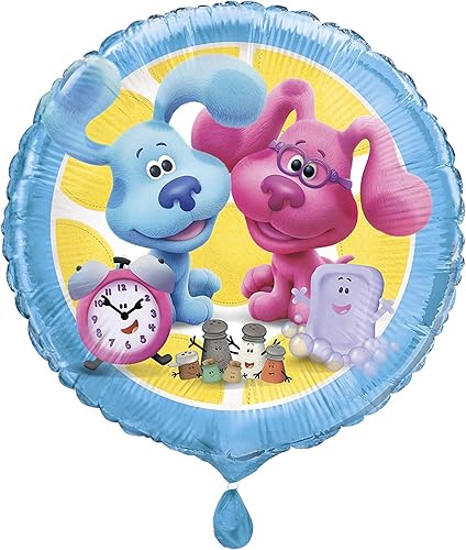 Unique Blue's Clues Mylar - Globo de papel de aluminio, 18.0in, multicolor