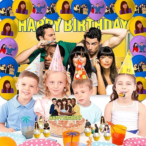 Miniatura 6 de Decoración de fiesta de cumpleaños para niñas, incluye telón de fondo de fiesta de veintinueve de 5 x 3 pies, decoración de pastel, globos de látex,