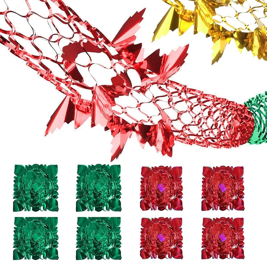 8 Pcs Christmas Ceiling Decorations,Christmas Hanging Decorations, 9ft