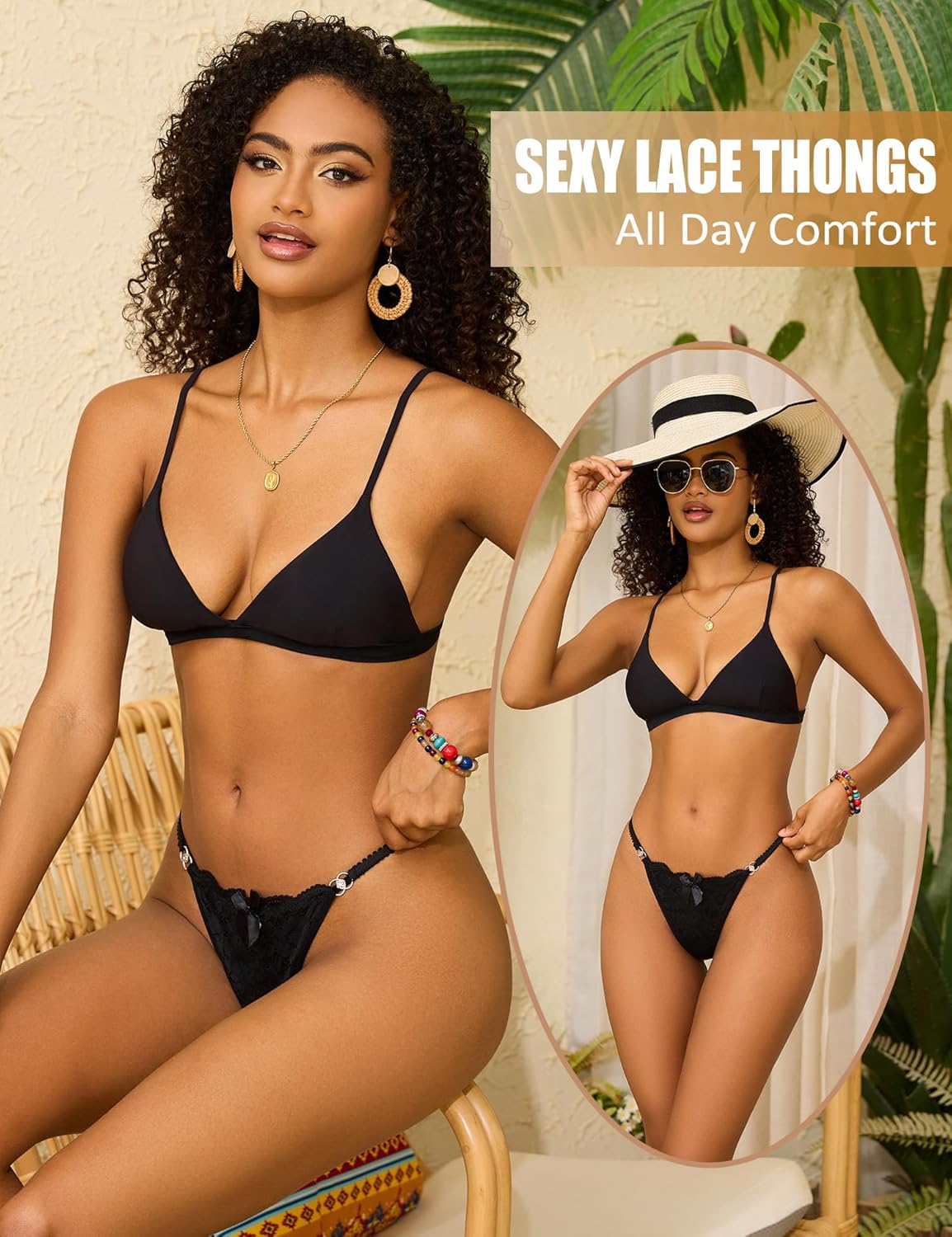 Lace Thong Panties for Women Sexy Cheeky G-String Plus Size Underwear Tangas Low Rise Lingerie Thong XS-2XL - Image 6