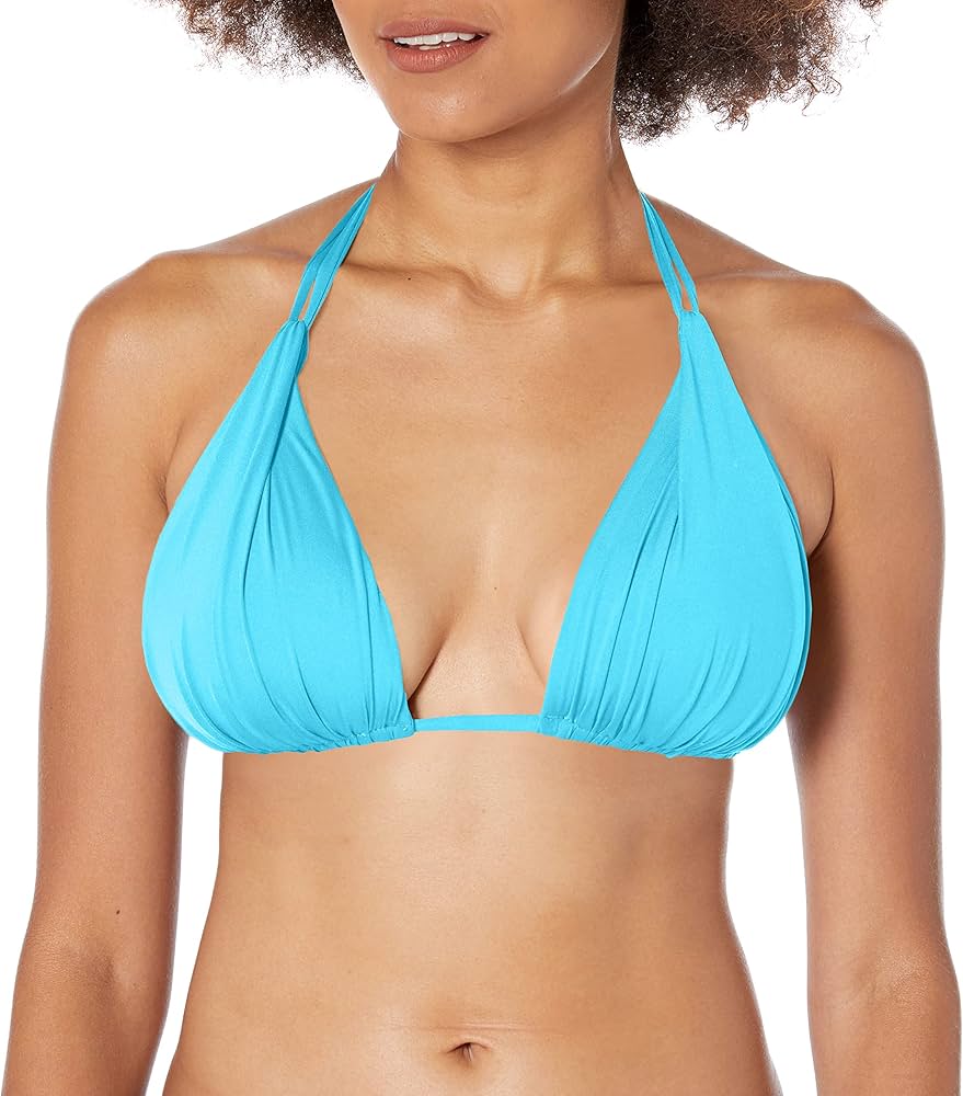 la blanca halter bikini top