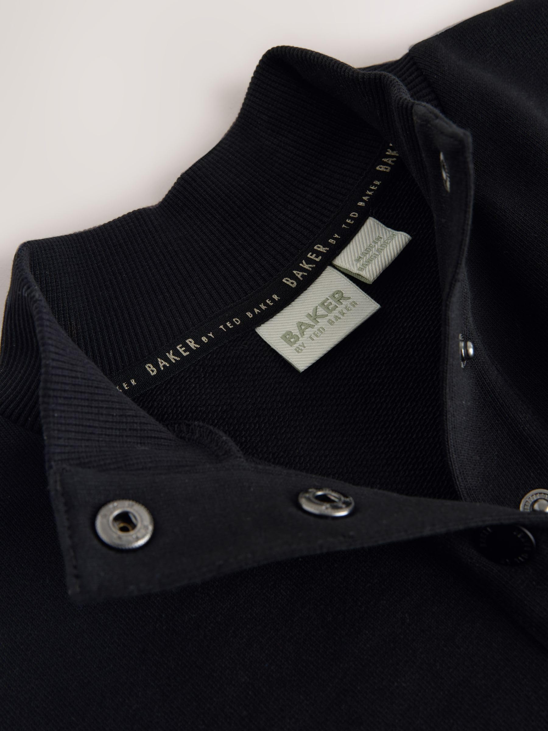Niñas Conjunto de 2 piezas de sudadera con cuello alzado y estampado gráfico y pantalones de chándal de pernera ancha