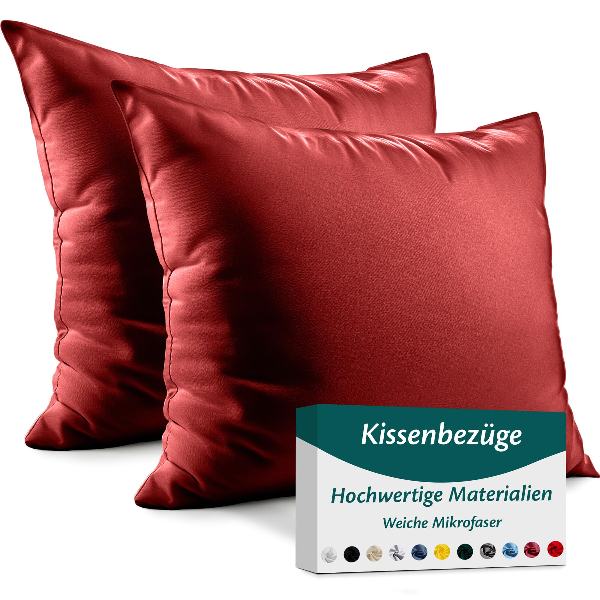 Kissenbezug Kopfkissenbezug Seitenschläferkissen Bezug Mikrofaser und Baumwolle
