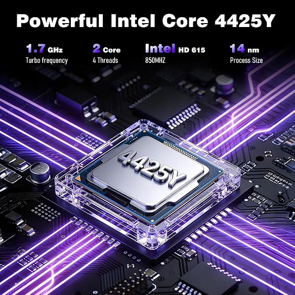 FUNYET Laptop, 2026 New 15.6 Inch Laptop, 16 GB RAM 512 GB SSD, Pentium 4425Y Laptop PC, IPS FHD 1920 * 1080 Laptop Notebook, 180° Opening, 5000 mAh, Supports TF Card, Type-C - 3