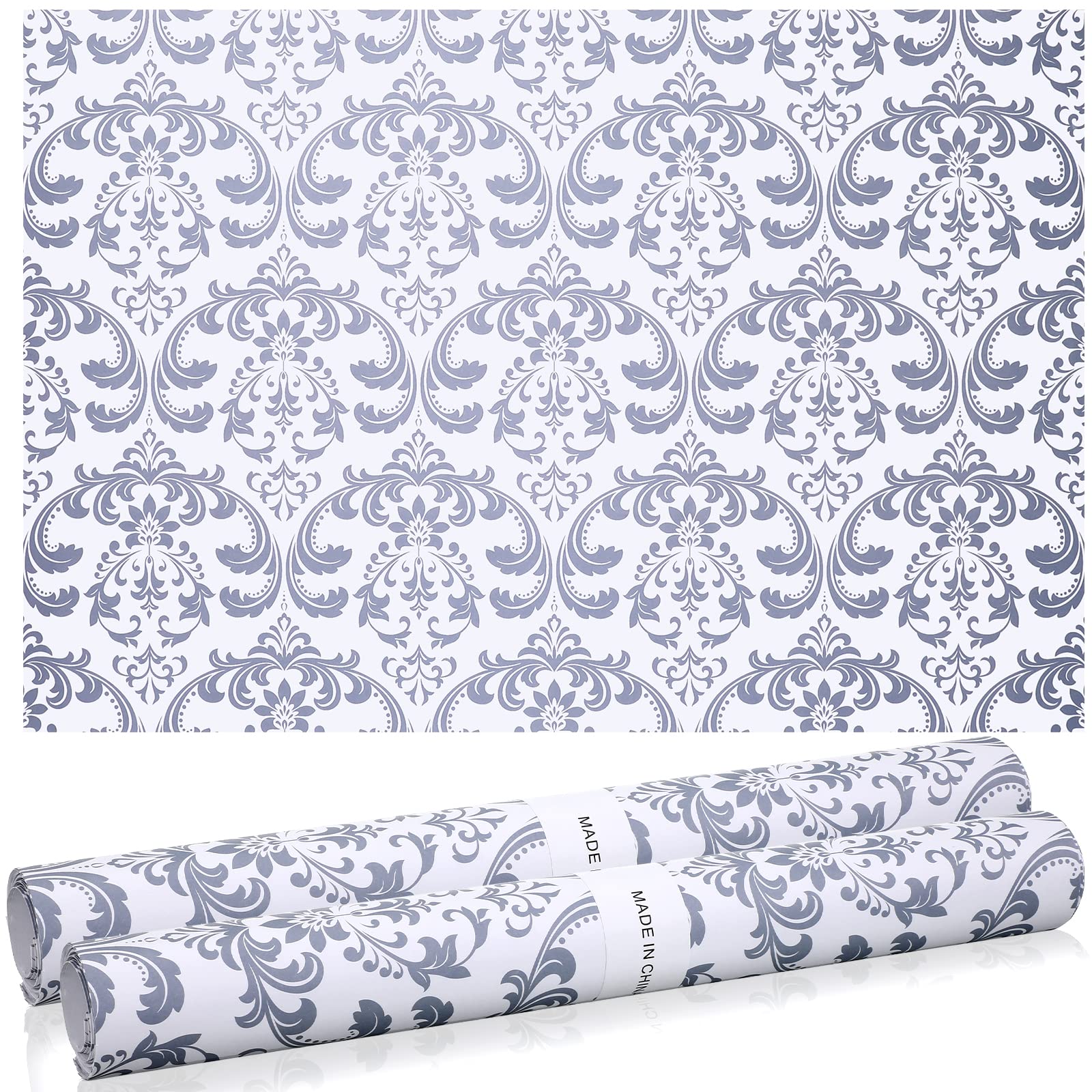 24 Sheets Scented Drawer Liners for Dresser 15.7 x 22.8 Inch Lavender Drawer Paper Non Adhesive Liners Dresser Scented Floral Print Fragrant for Kitchen Cabinet Shelf Closet(Fresh Style)