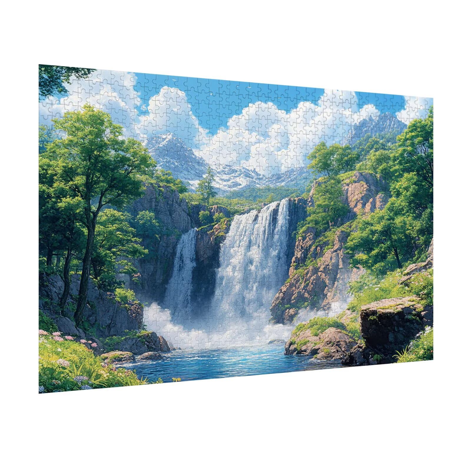Puzzle 1500 sztuk Letnie drewniane puzzle wyzwanie, n-813