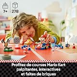 LEGO Mario Kart – Interactive Mario & Standard Kart - Toy Race Course with a Car, 3 Figures, a Podium & Barriers - Gamer Gift for 7+ Year Old Boys & Girls - 72043 - 3
