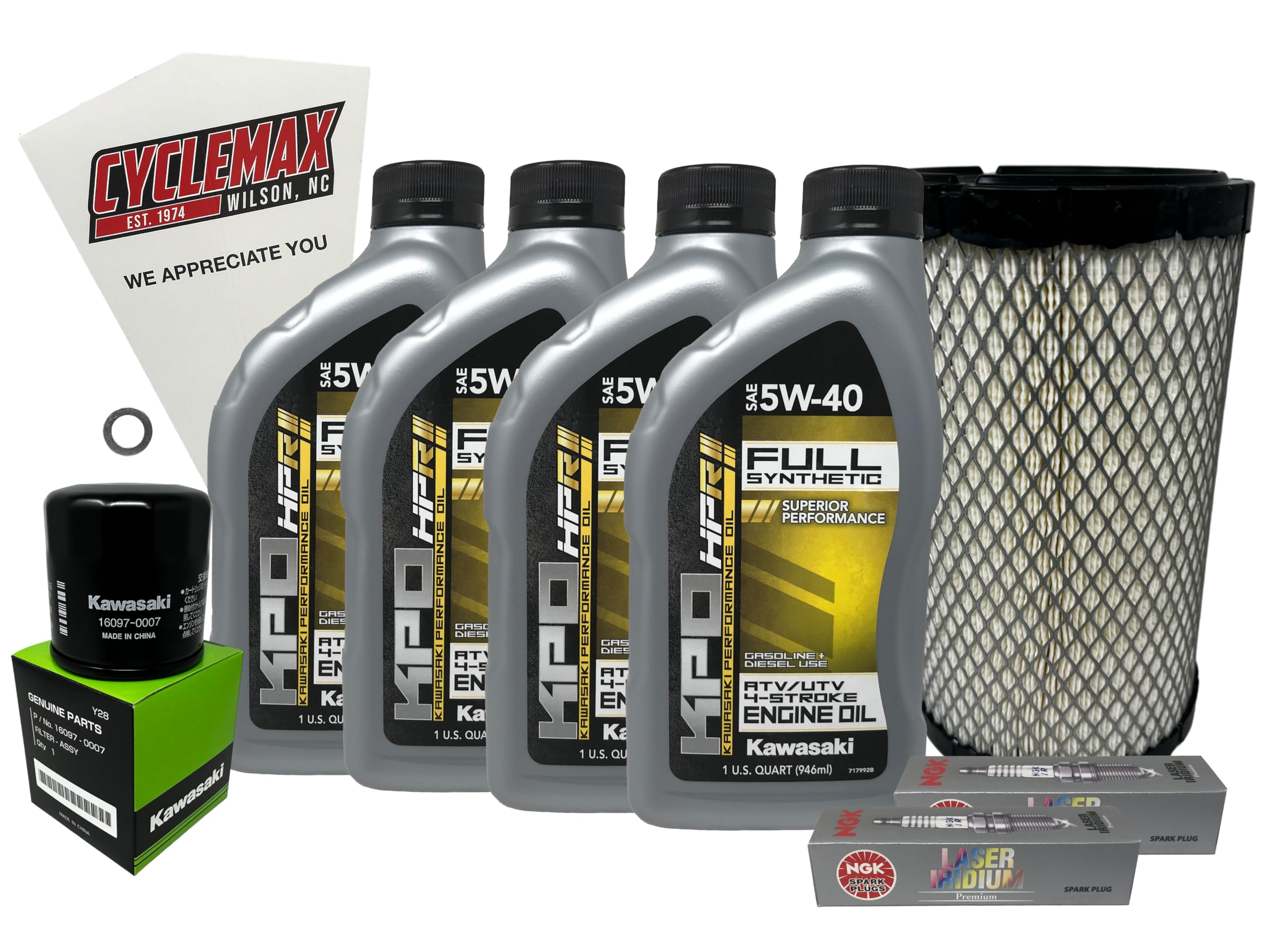 Amazon.com: Cyclemax Full Synthetic Tune-Up Kit compatible with