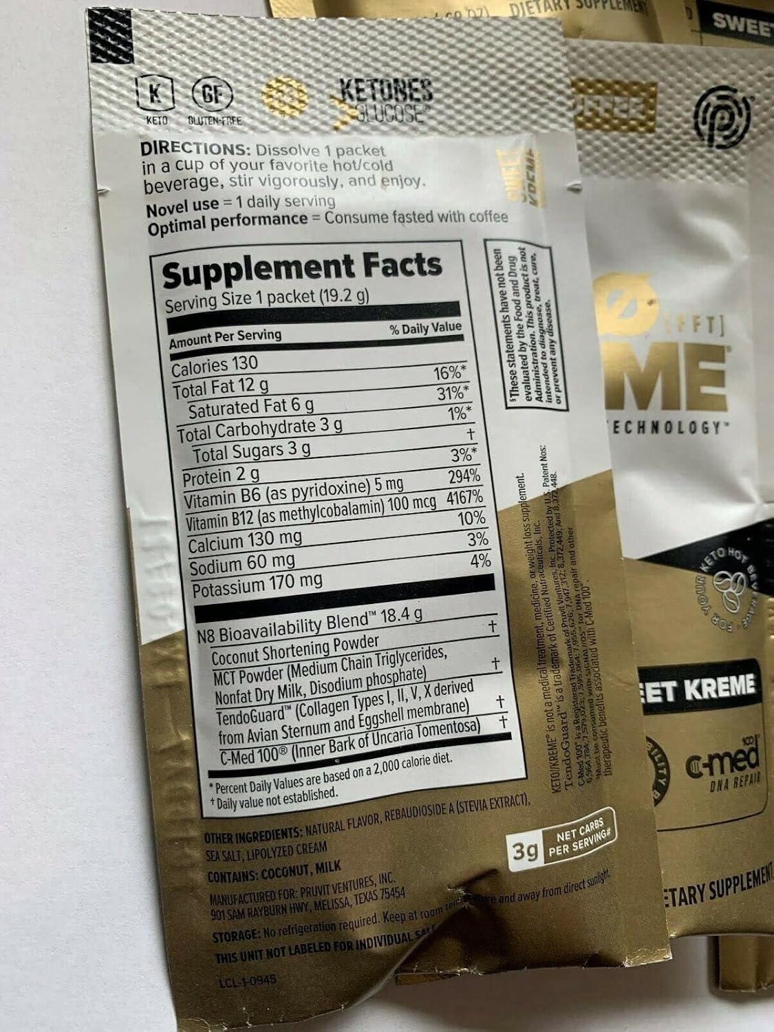 PRÜVIT Keto//Kreme