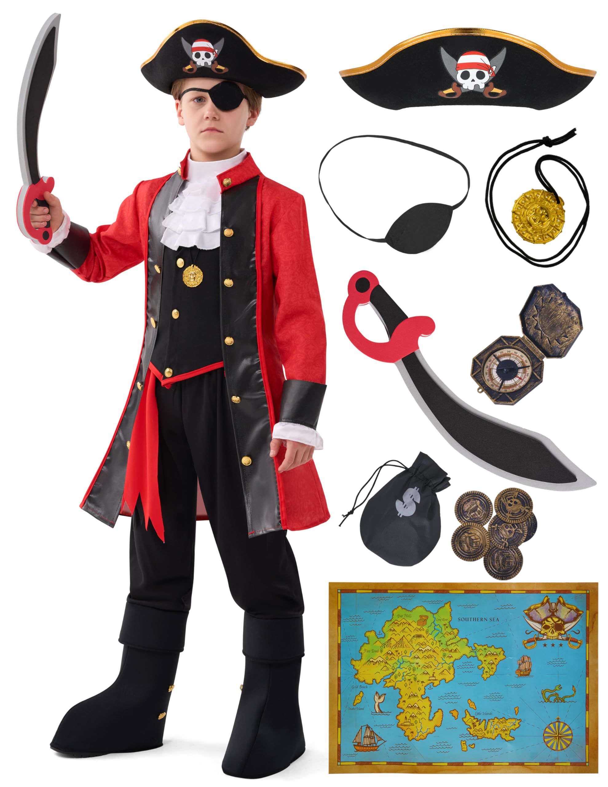 Spooktacular Creations Child Boy Pirate Costume