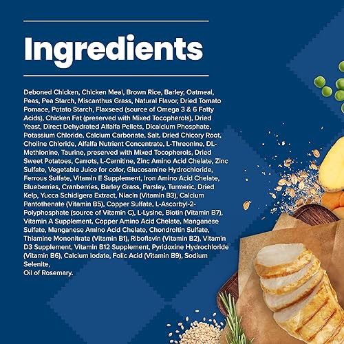 Vista 71 de Blue Buffalo - Alimento seco con la fórmula Life Protection, natural, para perros adultos, con pollo y arroz integral, 5 libras